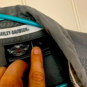 Men’s Harley Davidson button up shirt